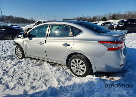 2014 Nissan Sentra S z USA, uszkodzony, nr VIN 3N1AB7AP5EY339677
